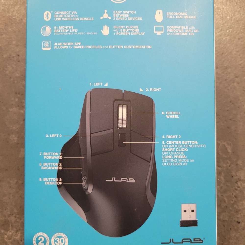 JLAB Epic mouse - Picture 2 of 2